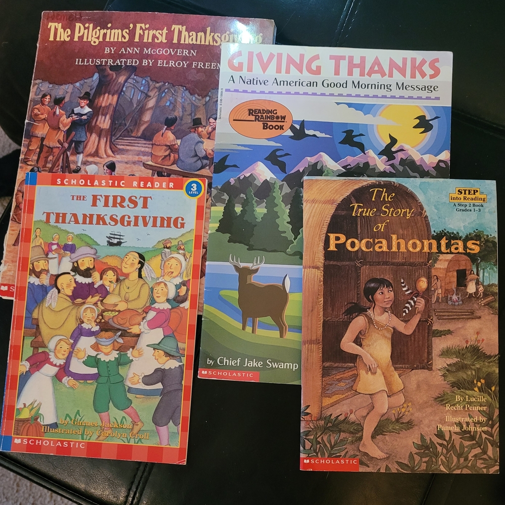 Set of Thanksgiving and Native American Books